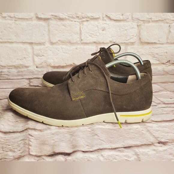 Clarks | Shoes | Clarks Denner Motion Mens Suede Shoes Grey  display picture 2